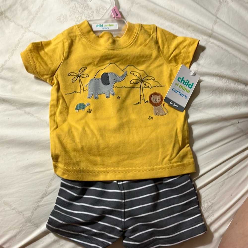Child of Mine made by Carter Infant onesies